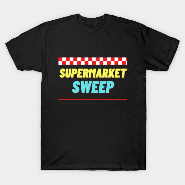 supermarket sweep classic american retro sticker T-Shirt by kickstart